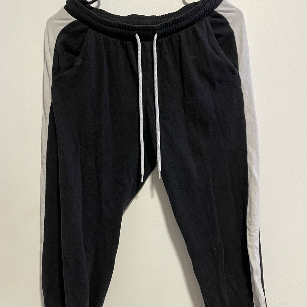 Black and White Sweatpants
